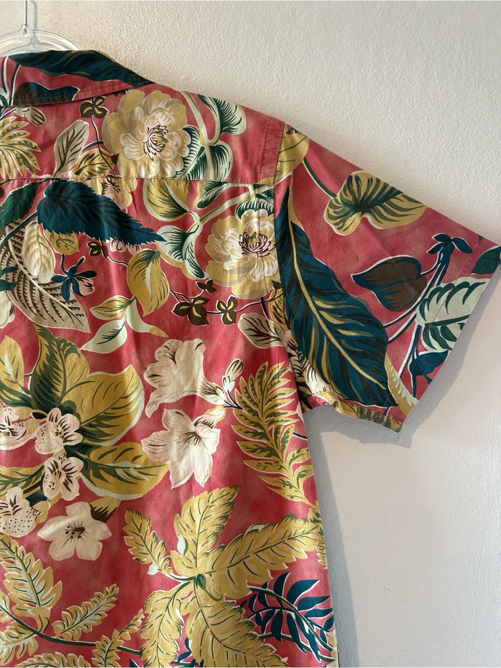 Vintage Polo by Ralph Lauren Medium Caldwell 100% Cotton Hawaiian Shirt EUC - Picture 5 of 7
